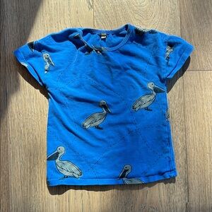 Blue Pelican Print Kids T-Shirt